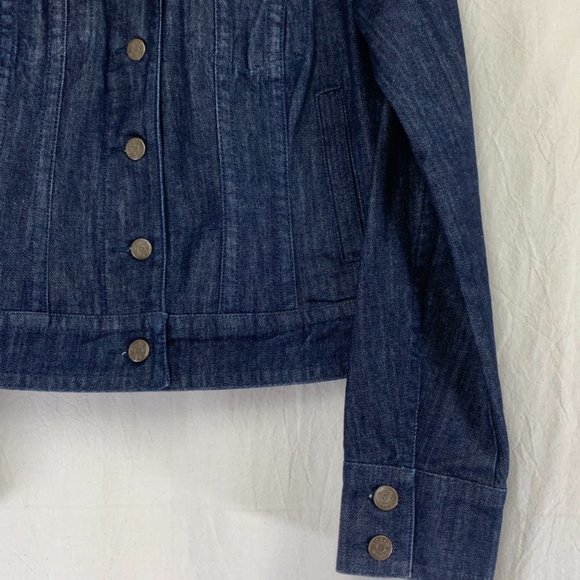 J. Crew Denim Jacket in Dark Wash - Picture 7 of 8